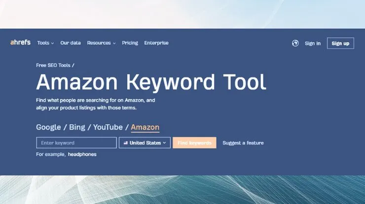ahrefs Amazon Free Keyword Research Tools