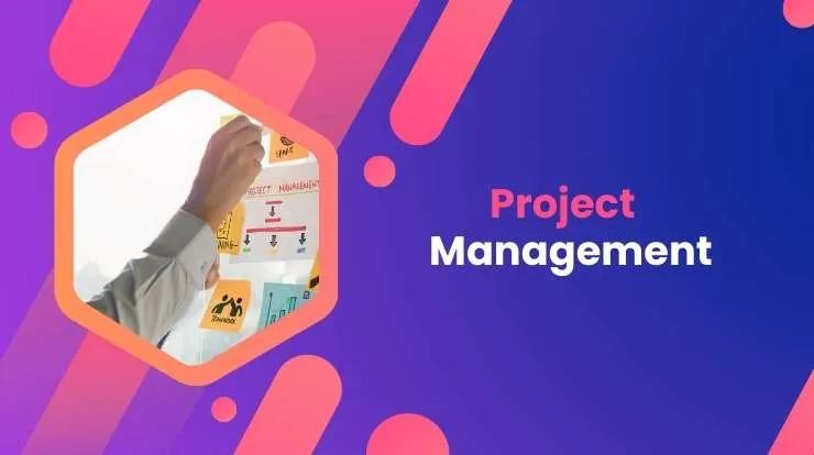 A project timeline displayed on a laptop screen